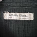 Free People We The Free Summer Daydream Buttondown Top Black Size Small Photo 3