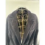 Eloquii  97% Cotton Black Velvet One Button Jacket Blazer Women’s Size 16 Photo 7