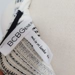 BCBGeneration black multi jacquard crop top size 2 Photo 2