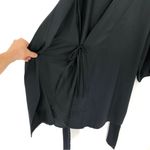 Thirdlove  Satin Short Robe Black OS Photo 4