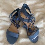 Candie's Light Blue Fringe Sandals Photo 0