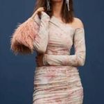 Free People  Pink Chloe Mini Dress Mesh Ruched Revolve Size XS Photo 2