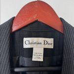 Christian Dior Vintage  Black Pinstripe old money Women's Blazer size M Photo 2