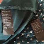 Zimmermann MONCUR SHIRRED POLKA-DOT CREPON MIDI DRESS IN TEAL SLIP DRESS Size 0 Photo 9