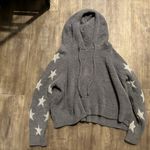 POL Star Sleeve Fuzzy Hoodie Photo 1