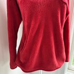 Patagonia Re-Tool Snap T Red Small Quarter Button Sweater Women's Shacket Photo 2