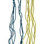 Lot of two beaded necklaces , turquoise yellow Photo 0