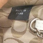 Coach  Leather Card Wallet Brown/cream Pebbled Leather Keychain Photo 4