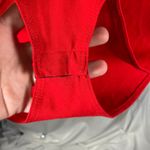 Red Bodysuit Women's MANGDIUP Size‎ S Short Sleeve Cotton Blend Basic Photo 5