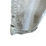 Democracy  Cream Cotton Lightweight Mid Rise Roll Tab Pants Size 8 Photo 2