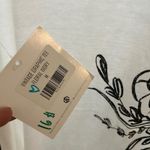 Agnes & Dora  Floral Graphic Ringer Tee‎ T-Shirt, Black and Beige Photo 4