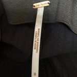 Free People Black Ribbed Knit High Waisted Bootcut Flared Trousers Pants Size M Photo 3