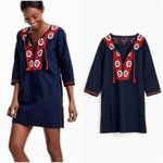 J.Crew NWT  embroidered beach tunic Dress Embroidered Bohemian Photo 3