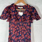 Christy Dawn The Daisy Midi Dark Floral Dress in Rose Bloom Size XS Photo 5