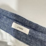 Loft Outlet Shorts Womens 14 Blue Chambray Linen Cotton blend pockets Coastal Photo 3