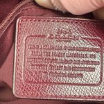 Coach  Burgundy Leather Satchel Photo 12