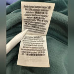 PINK - Victoria's Secret PINK- green velvet zip sweater size small Photo 3