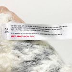 Urban Outfitters Gray White Infinity Eyelash Scarf Photo 6