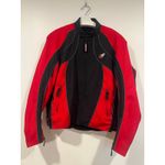 Vintage Y2K 2000s Joe Rocket Motorcycle Racing Jacket Women’s Large Red Black Photo 3