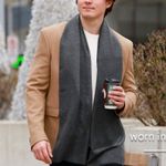 Men Winter Scarf Soft Warm Long Cashmere Feel Scarves Photo 5