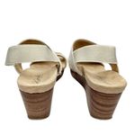 Life Stride  Sandals Size 8.5 Gray Floral Elastic Slingback Open Toe Wedges Photo 7