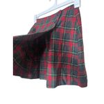 A Byer A. Byer California Vintage‎ Plaid Mini Skirt Button Front Red Green Grey Size 5 Photo 5