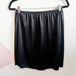 Vassarette Vintage  Black Slip Mini Skirt Lingerie Y2K‎ 2000s Clubwear Medium Photo 1