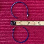 10 pair of vintage retro lavender and purple earrings EVC Photo 5