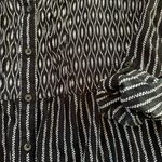 Anthropologie Maeve Black Print Blouse Top Photo 1