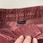 American Eagle  Corduroy Mini Skirt | Burgundy | Size 00 | Pockets Photo 5