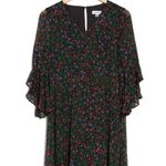 Calvin Klein Floral Ruffle Sleeve Dress - Career Feminine Dainty Women’s Sz 4 Photo 2