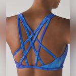 Lululemon Free to be Tranquil Bra Midnight Tulle Multi Women’s Sports Bra Size 6 Photo 1