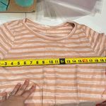 easel Mixed Media Stripe Plaid Tunic Loose Fit Tshirt Linen Blend Photo 7