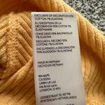 Free People We the Free () dark yellow ribbed knit cap sleeve top size L Photo 5