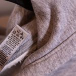 SKIMS  Cotton Fleece Lined Pullover Hoodie Sweatshirt Sweater Heathered Gray M Photo 2