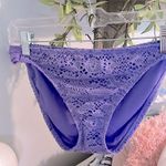 Bikini Bottoms Crochet Lace Purple Lavender Womens Large New Mossimo Photo 7