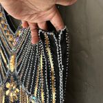 None Unbranded Gold and Black Beaded Flapper Dress Size Large Photo 3