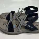 Skechers Reggae slim sandals navy blue gray size 7 Photo 2