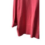 Loft Ann Taylor Pink Crewneck Sweater Ribbed Cuffs & Split Hem Women's Small Photo 2