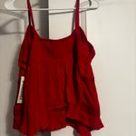 No Boundaries  Red Lace Top Photo 1