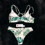 Cupshe Bikini Set Large Tropical Palm Leaf Print Swimsuit NEW NWT Summer Trend Photo 6