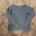 Sézane Sezane Gaspard Cardigan in vintage Blue XXS Mohair Alpaca Photo 1