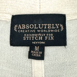 Stitch Fix Absolutely Creative Worldwide | M |  Open Front Sweater Vest Cardigan Photo 5