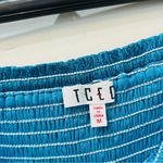 TCEC  boutique blue sparkly shorts turquoise size Medium Photo 5