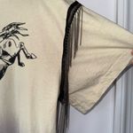 Buckle Cream and Black Lone Star Cowboy Oversized T-Shirt Size Small Western Photo 5