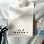 Shade & Shore White & Blue Tie-Dye Crochet Light Lift Bikini Top Size 36D New! Photo 6