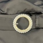 ROTATE Puff Sleeve Belted Mini Dress Black Size 8 Photo 7