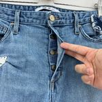 joe's jeans Joes 30x33 Taylor Hill Blue Medium Wash High Rise Straight Patch Lace Jeans Photo 10