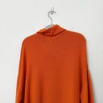 [J. Jill] Sunset Orange Textured Cotton Blend Cowl Neck Sweater Cozy Fall Sz 3X Photo 7