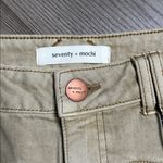 Seventy + Mochi Mia Barrel Leg Jean Super High Rise Desert Sand Tan Size 26 Photo 7